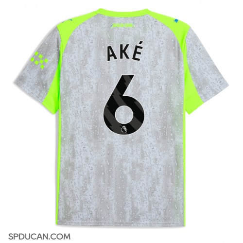 Muški Nogometni Dres Manchester City Nathan Ake #6 Rezervni 2025-26 Kratak Rukav